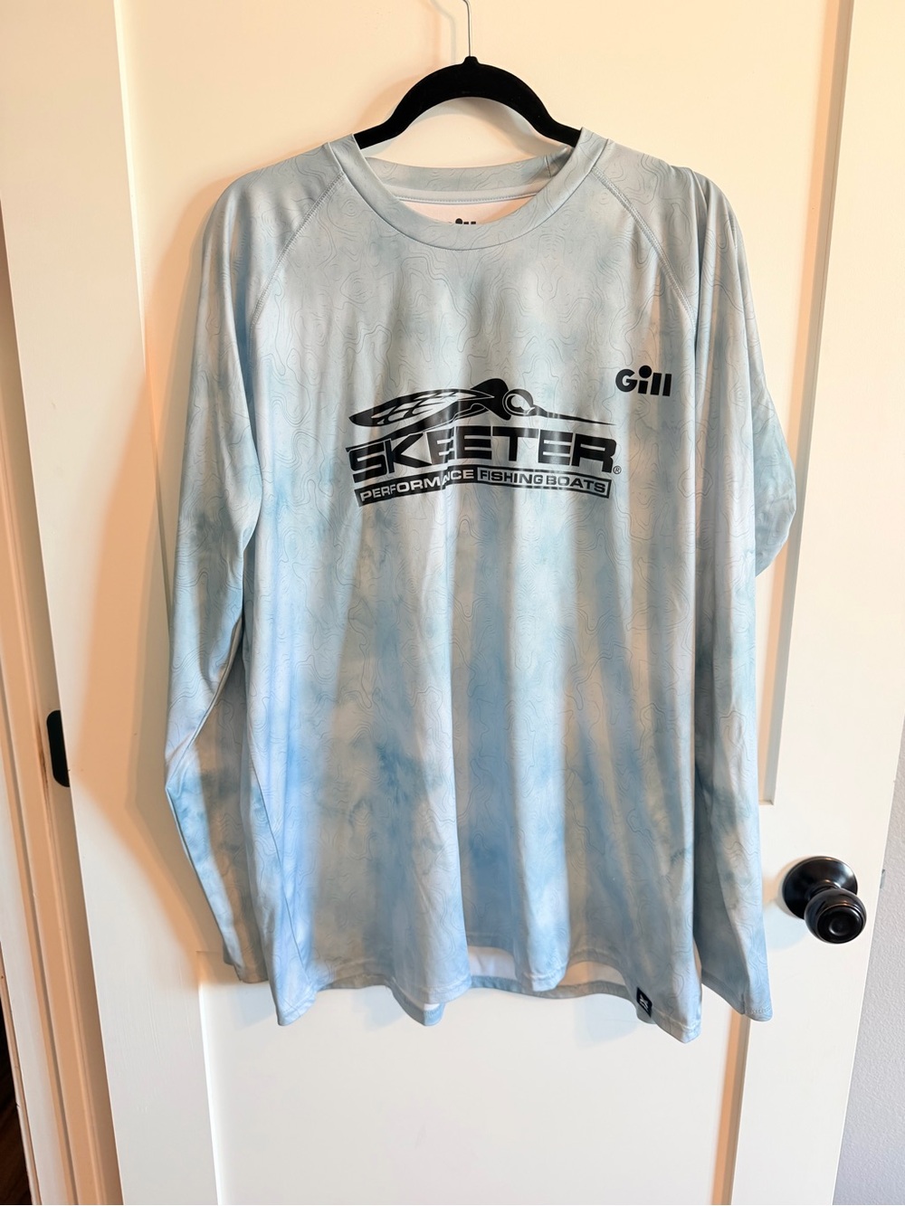 Gill Skeeter Light Blue Long-Sleeve Fishing Shirt